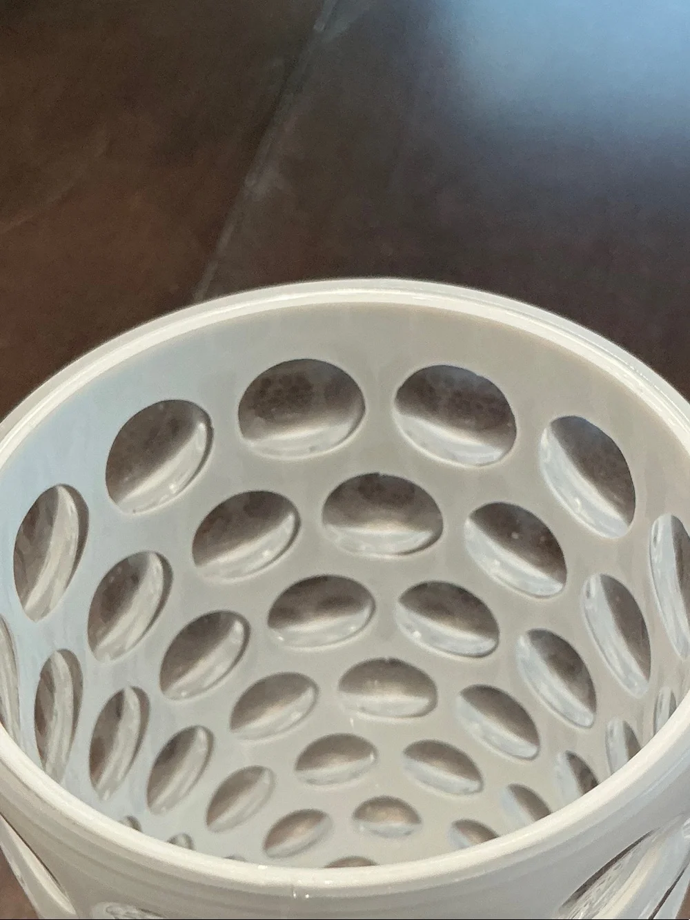 Five-Piece White Dot-Pattern Lente Acrylic High Ball Set